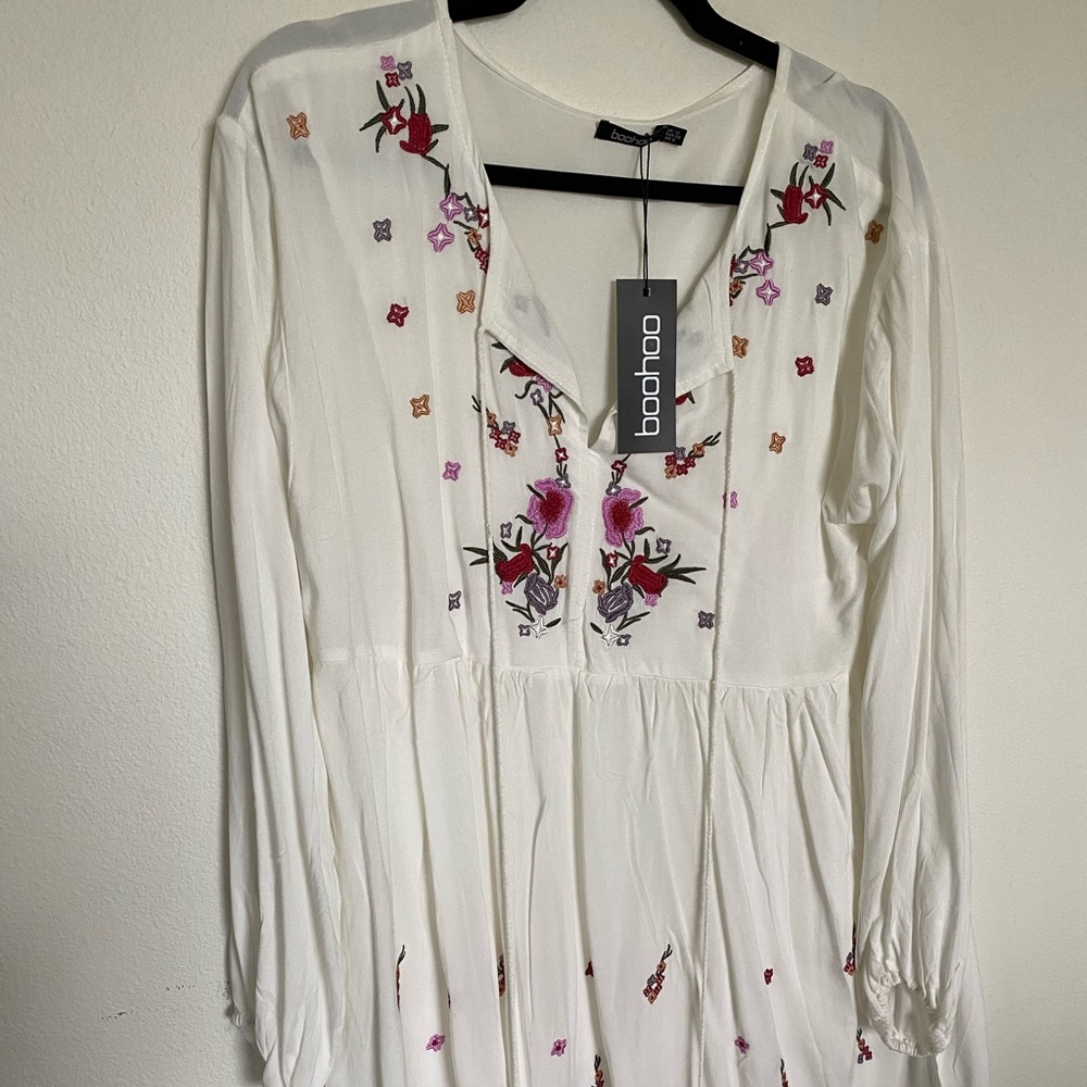 NWT Boohoo boho summer dress | size L